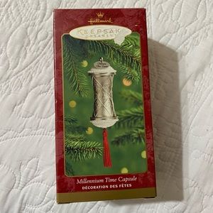 Hallmark ornament, Millennial time capsule 2000.